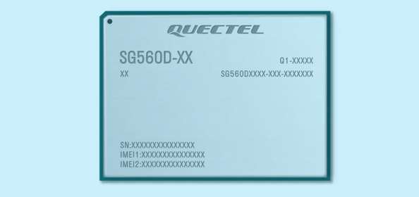 Quectel Wireless Solutions introduces SG560D 5G smart module (Photo: Quectel)