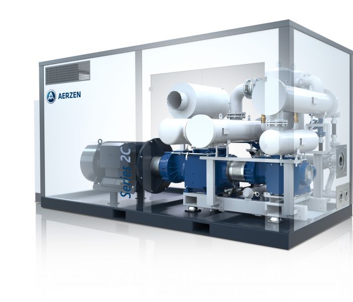 Customisation and high flexibility: The 2C screw compressor delivers oil-free compressed air at 4-11.5 bar (g) (Foto: AERZEN)