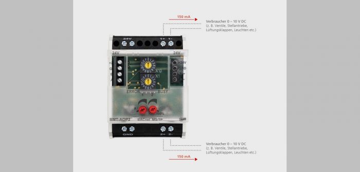 Neues BACnet-Modul ermöglicht effiziente (Foto: Neues BACnet-Modul von Metz Connect mit extra Power für die einfache und effiziente Automatisierung vieler Anwendungen(Metz Connect))