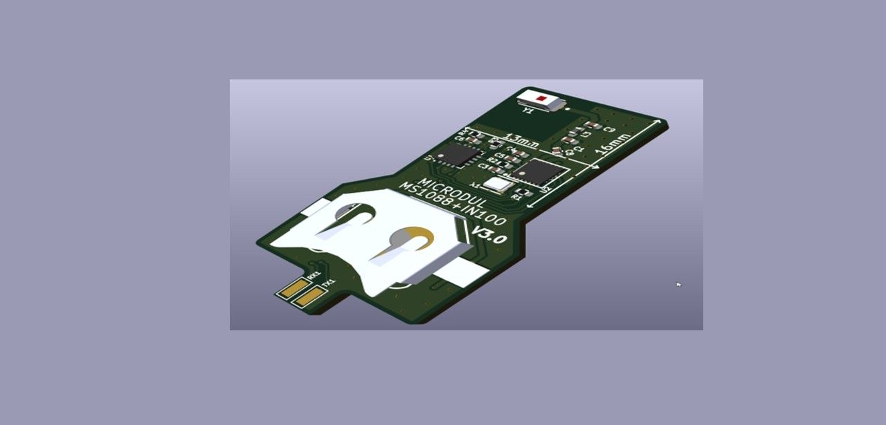 Neues Referenzdesign: Drahtloses Körpertemperaturüberwachungssystem auf medizinischem (Foto: InPlay)