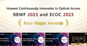 Huawei erhält Auszeichnungen für innovative Glasfaserlösungen auf dem BBWF (Foto: Huawei)