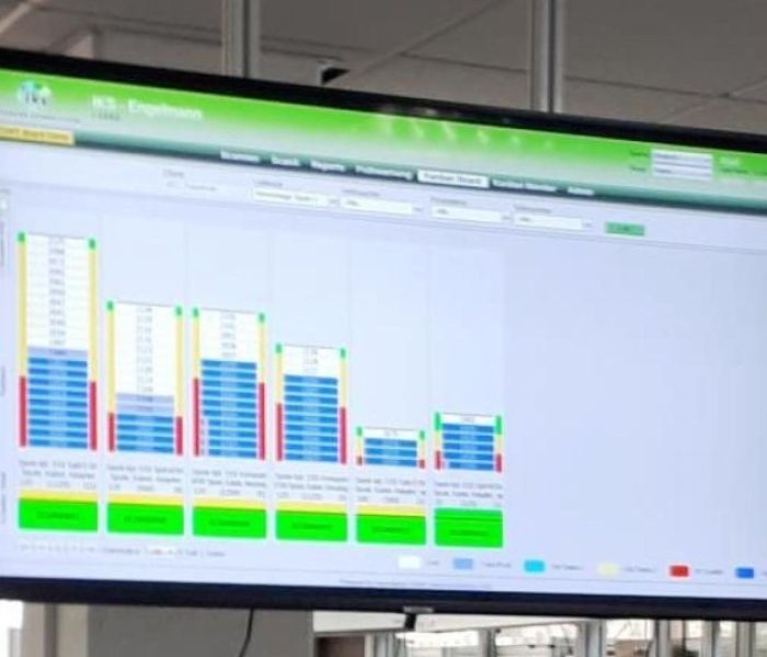 IKS E-Kanban Board - IKS E-Kanban Tafel - elektronische Kanban Tafel (Foto: manufactus GmbH)