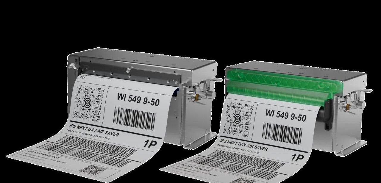 GeBE VARIO Plus Thermodrucker für effiziente, kompakte Linerless-Etikettierlösungen (Foto: GeBE Elektronik und Feinwerktechnik GmbH)