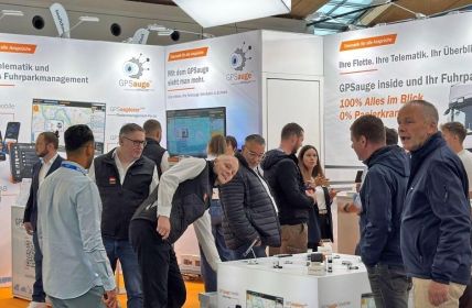 GPSoverIP präsentiert umfassende GPSauge Telematiklösungen auf NUFAM 2025 (Foto: GPSoverIP GmbH)