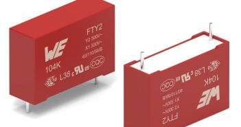 Würth Elektronik präsentiert neue WCAP-FTY2 Folienkondensatoren mit X1 (Foto: Würth Elektronik eiSos GmbH & Co. KG)