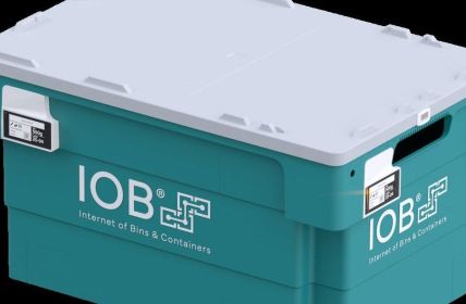 Smarter BITO U-Turn Drehstapelbehälter optimiert Logistikprozesse papierlos und (Foto: BITO-Lagertechnik)