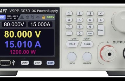 Voltcraft VSPP-Serie liefert präzise 0-600 V/DC bis zu 3000 W (Foto: Conrad Electronic)