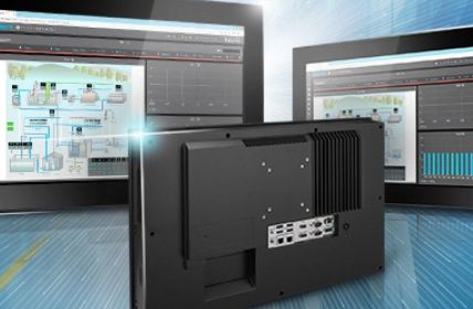 AMC PPC-415W und PPC-421W: Lüfterlose All-in-One Panel-PCs für (Foto: Advantech & AMC)