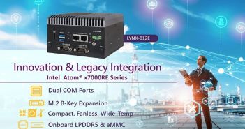 Portwell LYNX-812E liefert kompakte lüfterlose Edge-Computing-Leistung für Industrieanwendungen (Foto: KIOSK Embedded Systems GmbH)